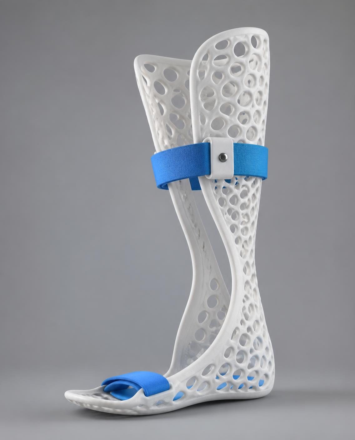 Lattice ankle-foot orthosis